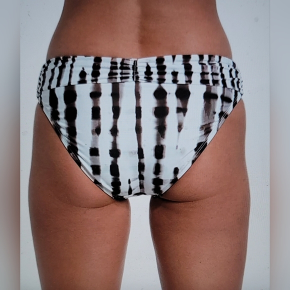 NWT LA BLANCA WOMENS BANDED BIKINI SWIMSUIT BOTTOM JAVA SIZE 6 - Picture 4 of 10